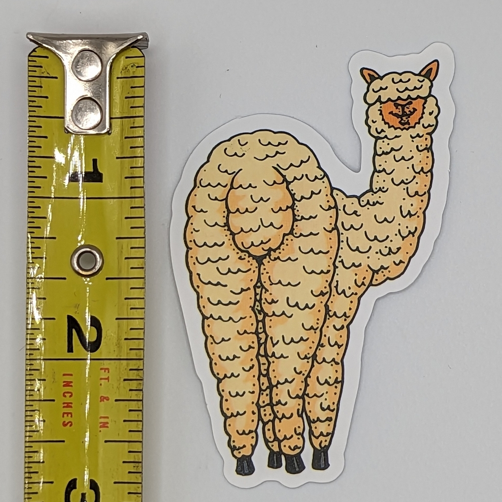 Llama Sticker - Picture 2 of 2